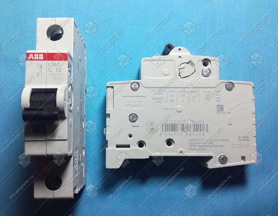 Автоматический предохранитель, KONE, 10A-253V, 10KA, 1P