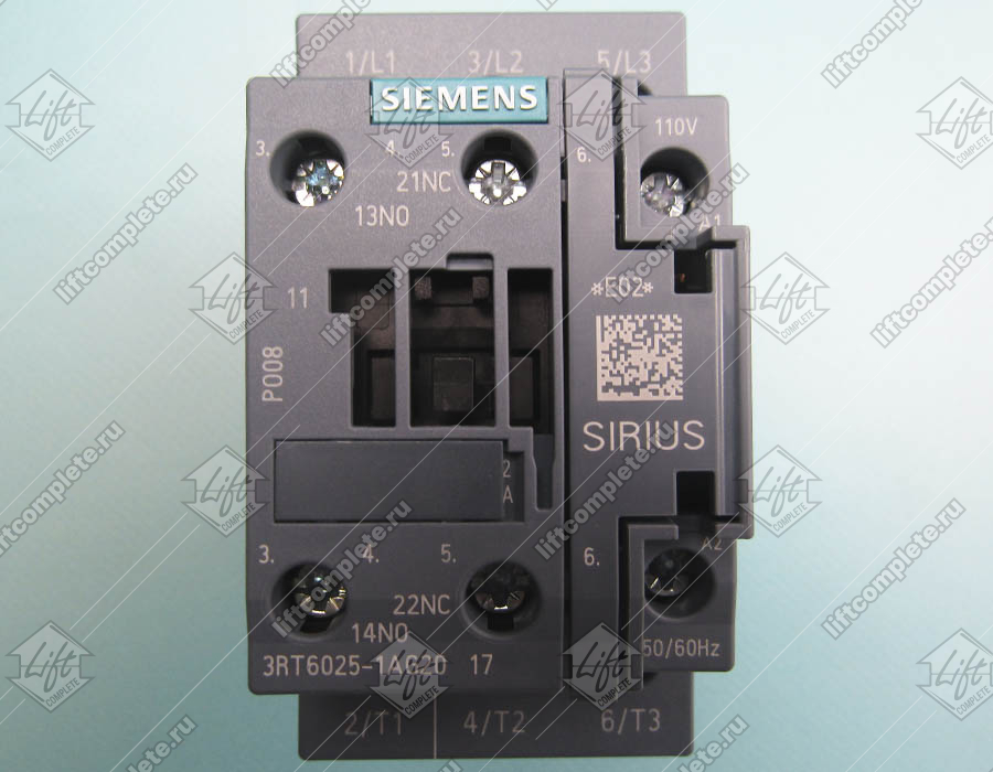 Контактор, SIEMENS, 3RT6025-1AG20, AC110V