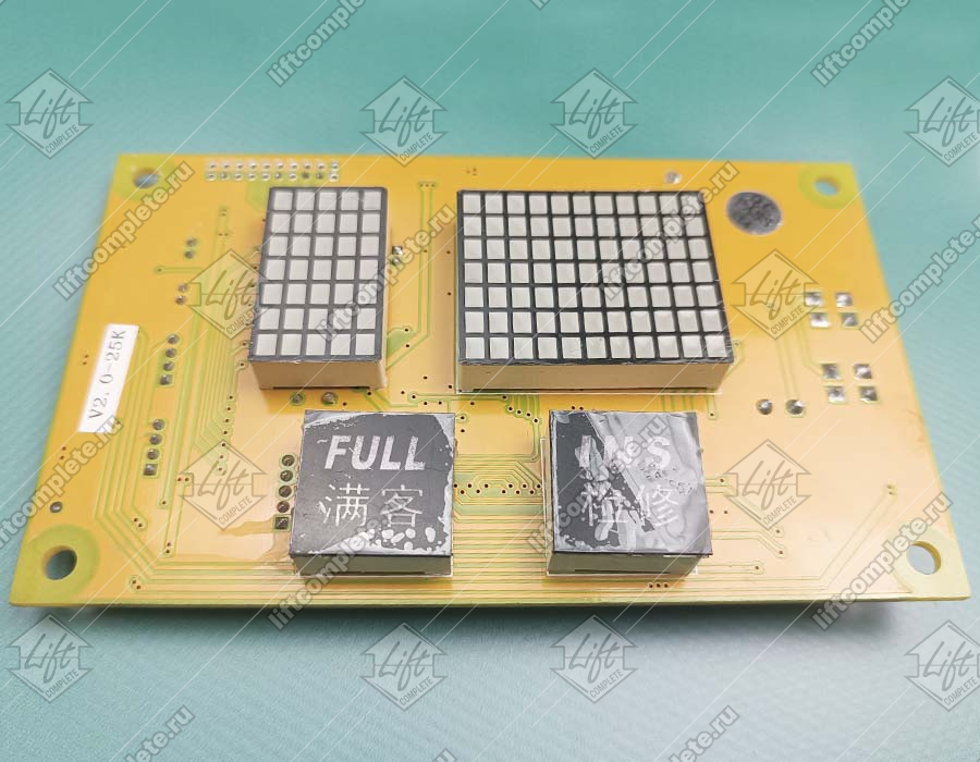 Плата индикатора вызывной и приказной панели, BLT, OCAL-10MC-PCB-8