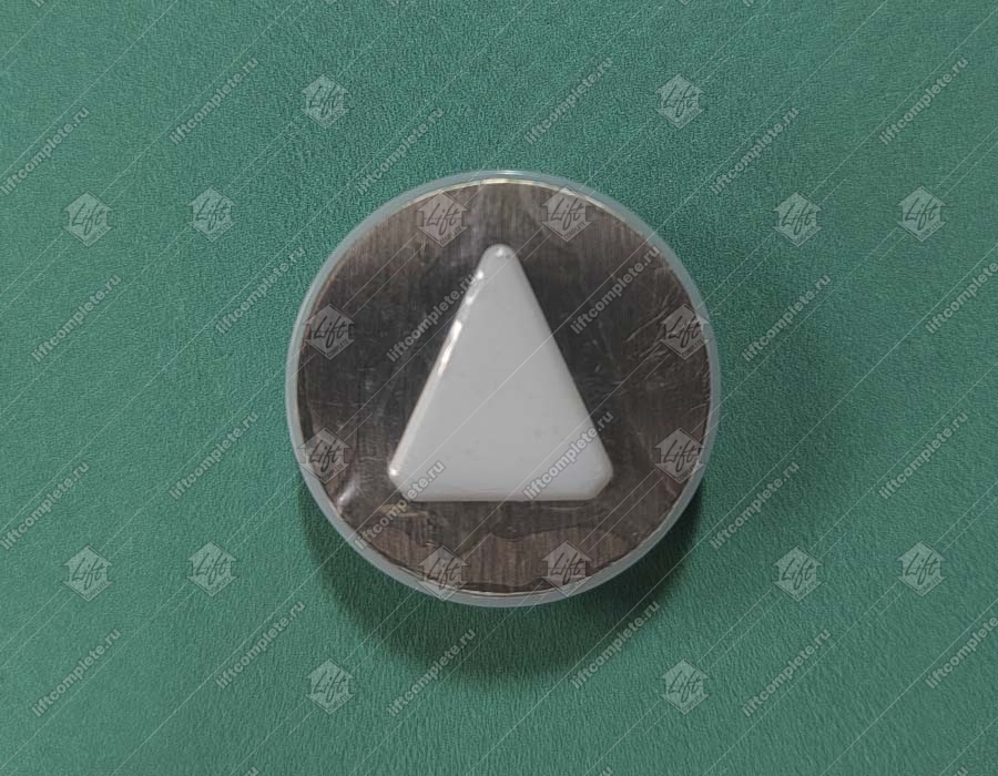 Нажимной элемент кнопки вызова, KONE, символ ВВЕРХ, выступающий символ