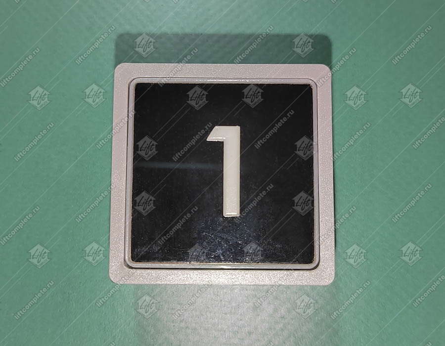 Кнопка вызова/приказа, MACPUARSA, 1 этаж, MB/VS, тип COMPACT, синяя подсветка 