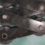 Цепь ступеней эскалатора, ST-133, шаг — 133,33 мм, палец - 84,7x14,63/14,63 мм, пластины - 40x5/40x5 мм, ролик — 70х25 мм, 180 кН (комплект на 12 ступеней)