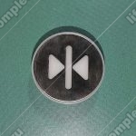 Нажимной элемент кнопки, KONE, закрытие дверей, белый символ, KM870820G082