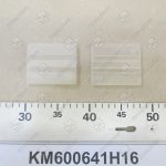 Вкладыш башмака направляющей кабины/противовеса, KONE, с 2 пинами, 80х66, 5х9, T - 16 мм