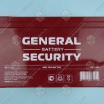 Аккумулятор, GENERAL SECURITY, GS 7.2-12, 12В, 7,2Ач