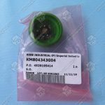 Базовый элемент кнопки приказа, KONE, зеленый высокий ободок, янтарная подсветка