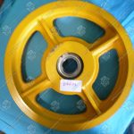 Отводной блок, OTIS, ЩЛЗ, 435х4х10,5, ZAA263P3, в сборе с подшипником