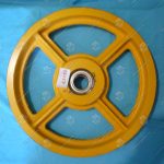 Отводной блок, OTIS, ЩЛЗ, 510х4х12, ZAA263P1, в сборе с подшипником