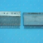 Гребенка входной площадки, KONE, ECO, левая, 22 зубца, 202x202 мм, алюминий, тип R3C-B