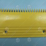 Гребенка входной площадки, SSL, левая, 22 зубца, 203x109 мм, пластик, желтая, QSTJ.S.A-3