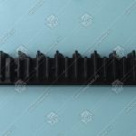 Демаркационная линия, SANYO, L - 153 мм, W - 33 мм, H - 25 мм, чёрная, центральная, 17 зубьев