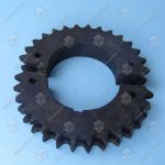 Звездочка цепи привода поручня главного вала, KONE, TRAVELMASTER, разрезная, 30 зубьев