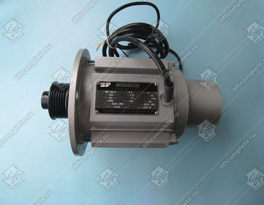 Мотор привода дверей, HYUNDAI, KMJ 400-4, 1680 об/мин, 1,9A, 220V, 0,4kW