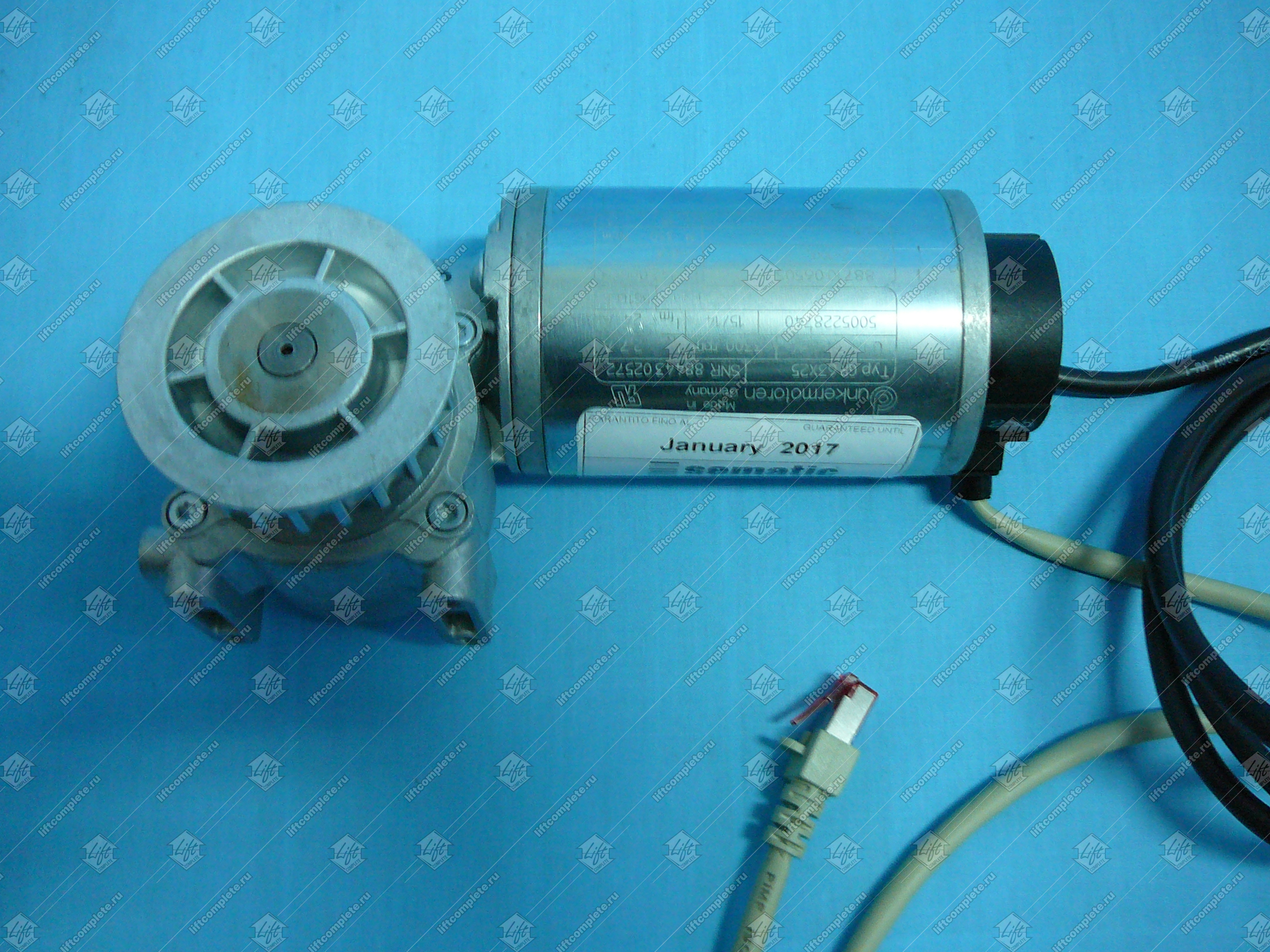 Мотор привода дверей, SEMATIC, DUNKERMOTOREN, SG 80K, GR 63X25, 24VDC, кабель 1500 мм