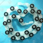 Отклоняющая цепь торца балюстрады, KONE, R20, 28 звеньев, новый тип, белые звенья