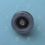 Подвесной ролик ДК/ДШ, SIGMA, D - 56 мм, D1 - 49 мм, H - 10 мм, W - 15 мм, 6201Z с осью, длина оси - 9 мм