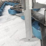 Цепь ступеней эскалатора, KONE, 13KV-C, шаг - 133,33 мм, палец - 77x12,8/12,5 мм, пластины - 35x4/35x4 мм, ролик - 75x23,5 мм, 105 kN, стыковка осью (комплект на 2 ступени)