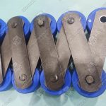 Цепь ступеней эскалатора, ST-133, шаг — 133,33 мм, палец - 84,7x14,63/14,63 мм, пластины - 40x5/40x5 мм, ролик — 70х25 мм, 180 кН