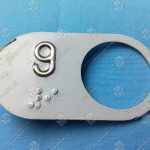 Чиклет, OTIS, 9 этаж, с кодом Брайля